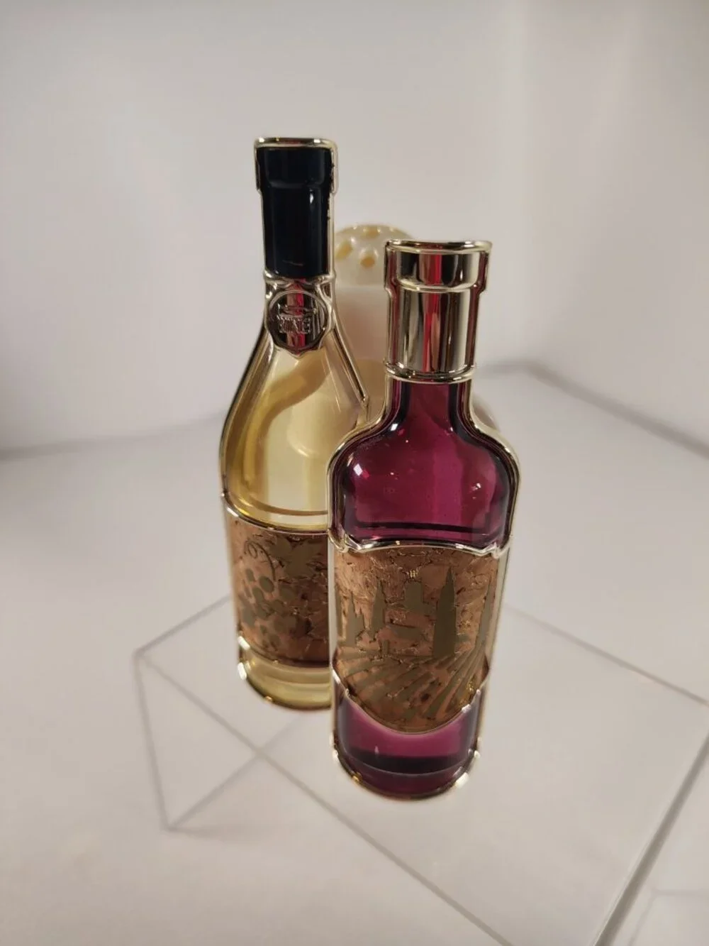 Bath And Body Works Double Wine Bottles Wallflower Plug In Diffuser Wall LIGHTS